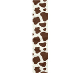 Brown And White Cow Print Table Runner