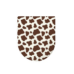 Brown And White Cow Print Toilet Lid Cover