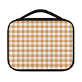 Brown And White Gingham Pattern Print Classic Bible Case