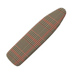 Brown Beige And Red Glen Plaid Print Ironing Board Cover