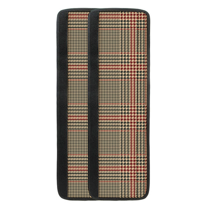 Brown Beige And Red Glen Plaid Print Refrigerator Handle Covers