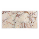 Brown Beige Marble Print Beach Towel