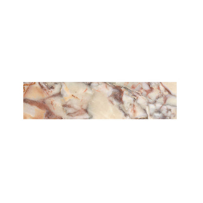 Brown Beige Marble Print Bed Runner
