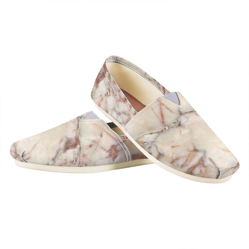 Brown Beige Marble Print Casual Shoes