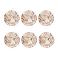 Brown Beige Marble Print Coaster Set