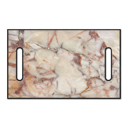 Brown Beige Marble Print Golf Cart Seat Cover