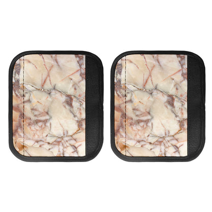 Brown Beige Marble Print Handle Covers