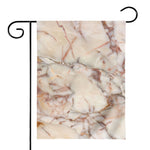 Brown Beige Marble Print House Flag