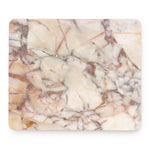 Brown Beige Marble Print Mouse Pad