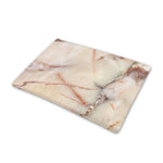 Brown Beige Marble Print Pet Cooling Mat Cover
