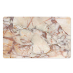 Brown Beige Marble Print Polyester Doormat