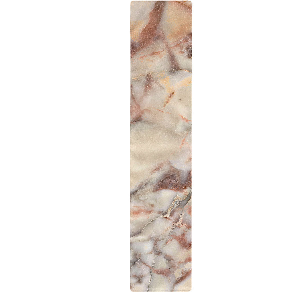 Brown Beige Marble Print Table Runner