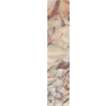 Brown Beige Marble Print Table Runner