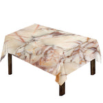 Brown Beige Marble Print Tablecloth