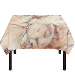 Brown Beige Marble Print Tablecloth