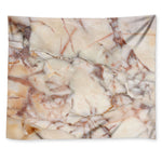 Brown Beige Marble Print Tapestry