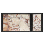 Brown Beige Marble Print Trifold Wallet