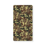 Brown Camouflage Print Baby Crib Sheet