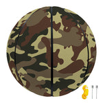 Brown Camouflage Print Basketball