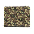 Brown Camouflage Print Bifold Wallet