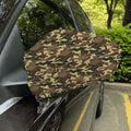 Brown Camouflage Print Car Side Mirror Covers