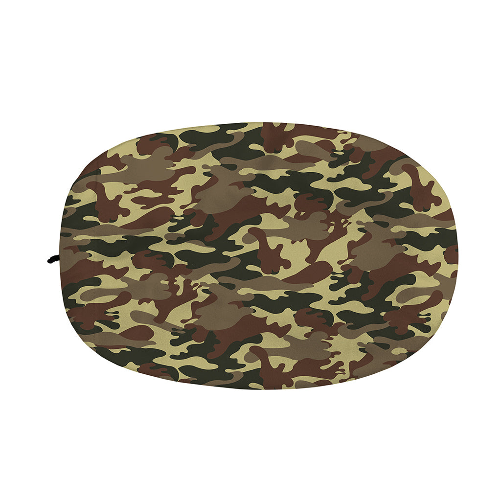 Brown Camouflage Print Car Side Mirror Covers