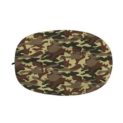 Brown Camouflage Print Car Side Mirror Covers