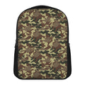 Brown Camouflage Print Casual Backpack