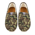 Brown Camouflage Print Casual Shoes