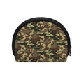 Brown Camouflage Print Coin Purse