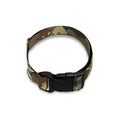 Brown Camouflage Print Dog Collar