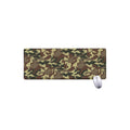Brown Camouflage Print Extended Mouse Pad