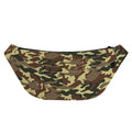 Brown Camouflage Print Fanny Pack