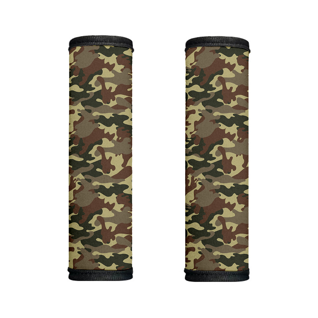 Brown Camouflage Print Handle Covers