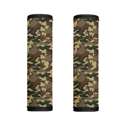 Brown Camouflage Print Handle Covers
