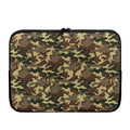 Brown Camouflage Print Laptop Sleeve