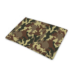 Brown Camouflage Print Pet Cooling Mat Cover
