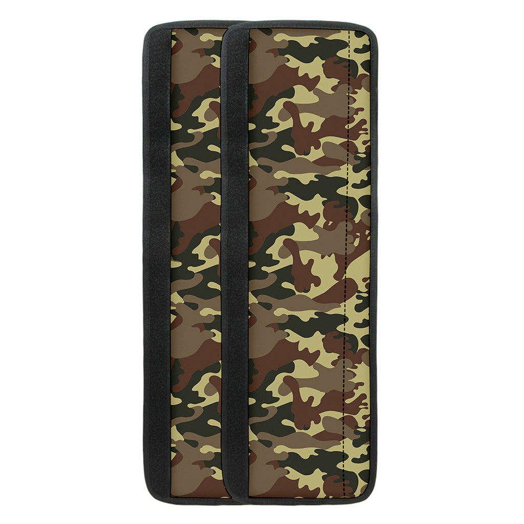 Brown Camouflage Print Refrigerator Handle Covers
