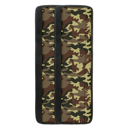 Brown Camouflage Print Refrigerator Handle Covers