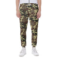 Brown Camouflage Print Joggers