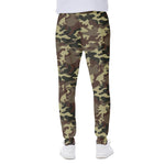 Brown Camouflage Print Scuba Joggers