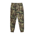 Brown Camouflage Print Sweatpants
