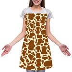 Brown Cow Print Adjustable Apron