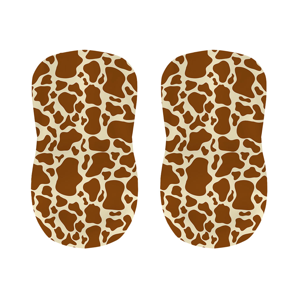 Brown Cow Print Bar Stool Covers