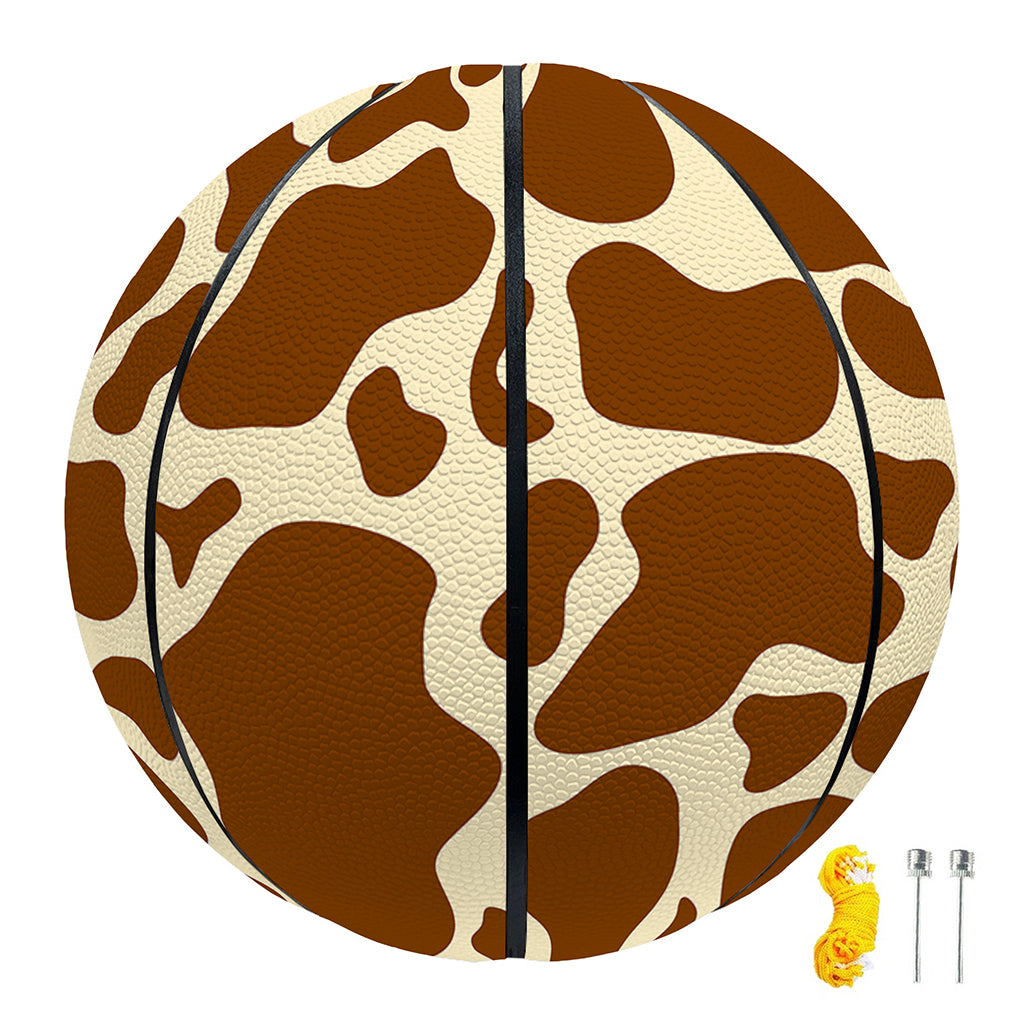 Brown Cow Print Basketball