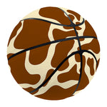 Brown Cow Print Basketball