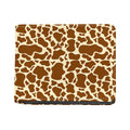 Brown Cow Print Bifold Wallet