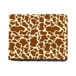Brown Cow Print Bifold Wallet