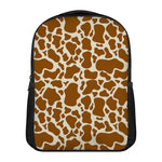 Brown Cow Print Casual Backpack