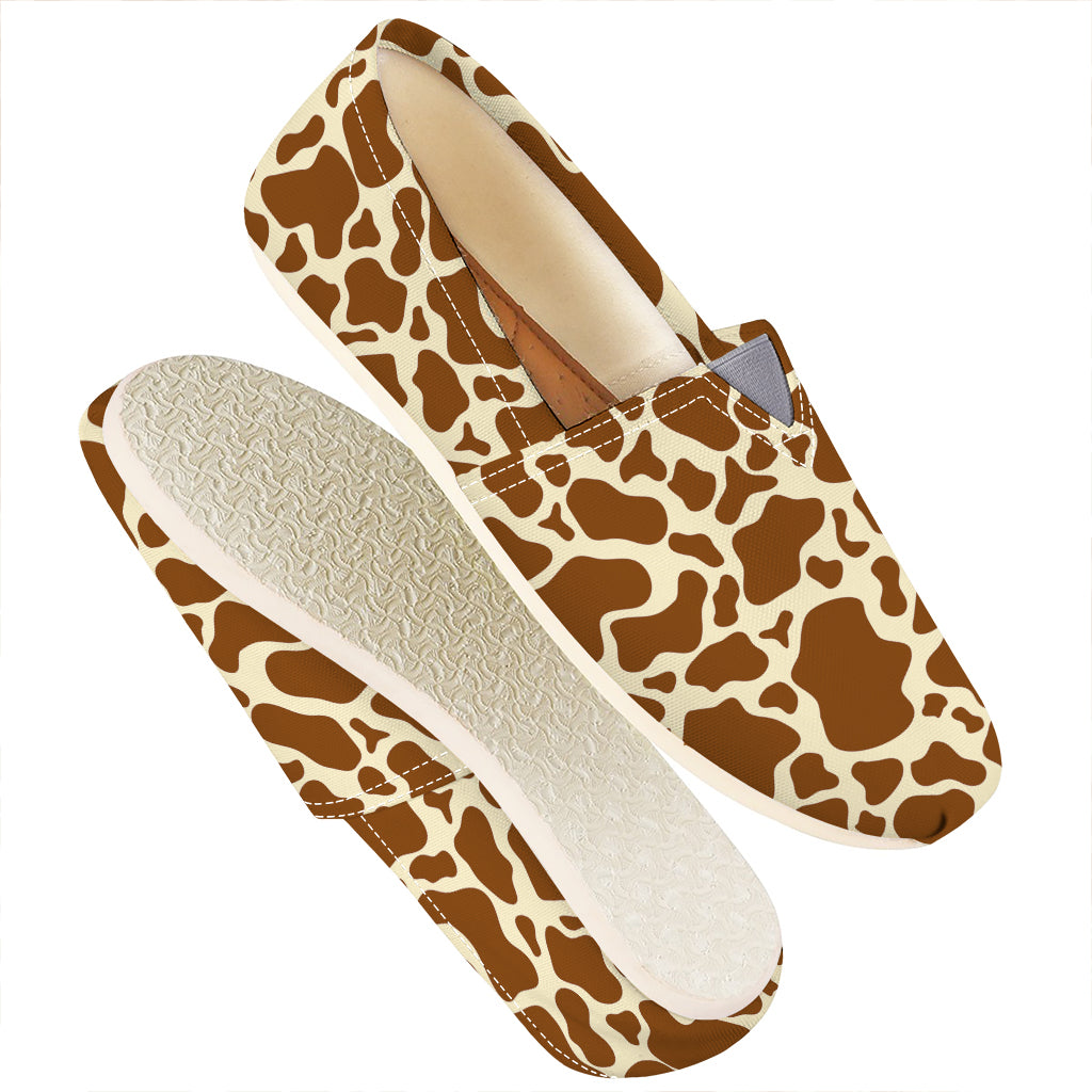Brown Cow Print Casual Shoes
